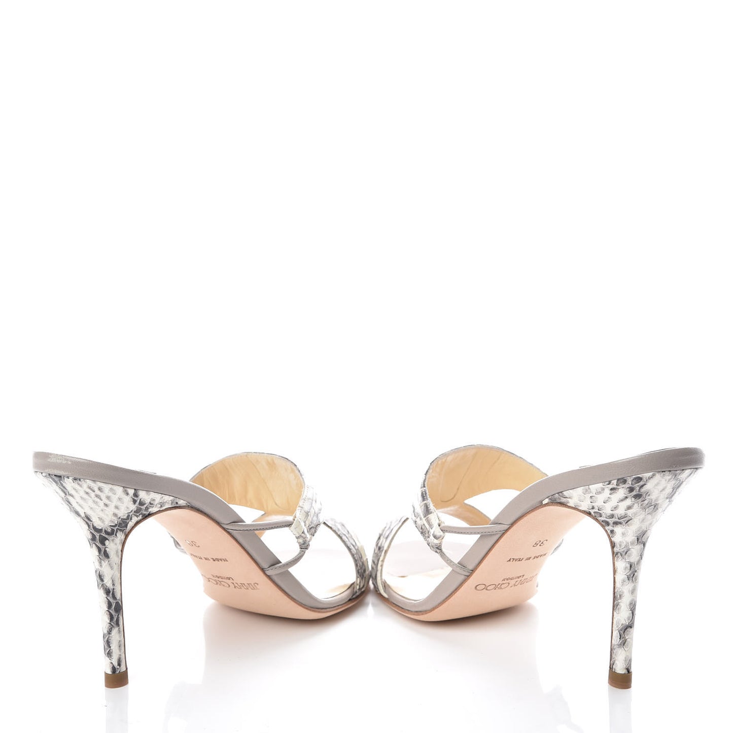 Elaphe Ness Triangle Sandals 38 Natural
