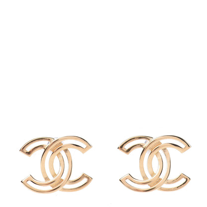 Chanel Metal Obazine CC Earrings Gold 1 of 7