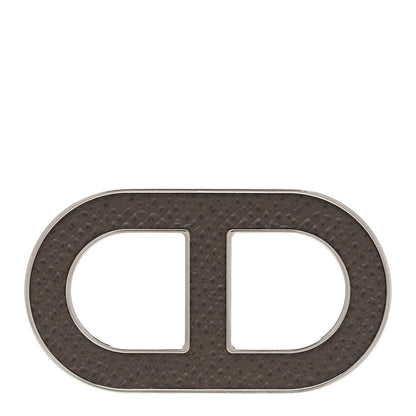 Hermes Palladium Epsom Chain D'Ancre Badge Gris Etain 1 of 5