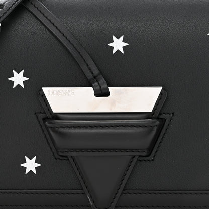Loewe Calfskin Stars Medium Barcelona Shoulder Bag Black 7 of 9