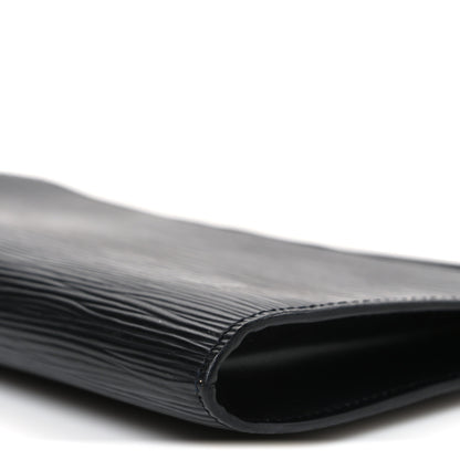 Louis Vuitton Epi Pochette Accessories 24 Black 10 of 10