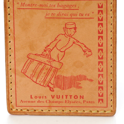 Louis Vuitton Vachetta Groom Key Ring Bag Charm Red 4 of 6