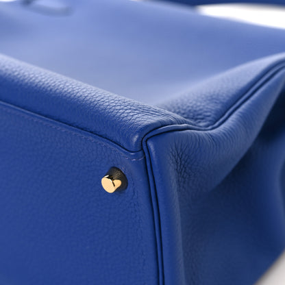 Hermes Togo Kelly Retourne 35 Bleu Electrique 12 of 12