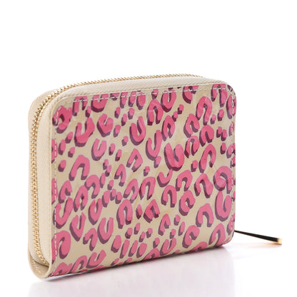 Louis Vuitton Vernis Leopard Zippy Coin Purse Blanc Corail 3 of 6