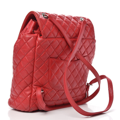 Chanel Lambskin Quilted Large Urban Spirit Backpack Red 2 of 17