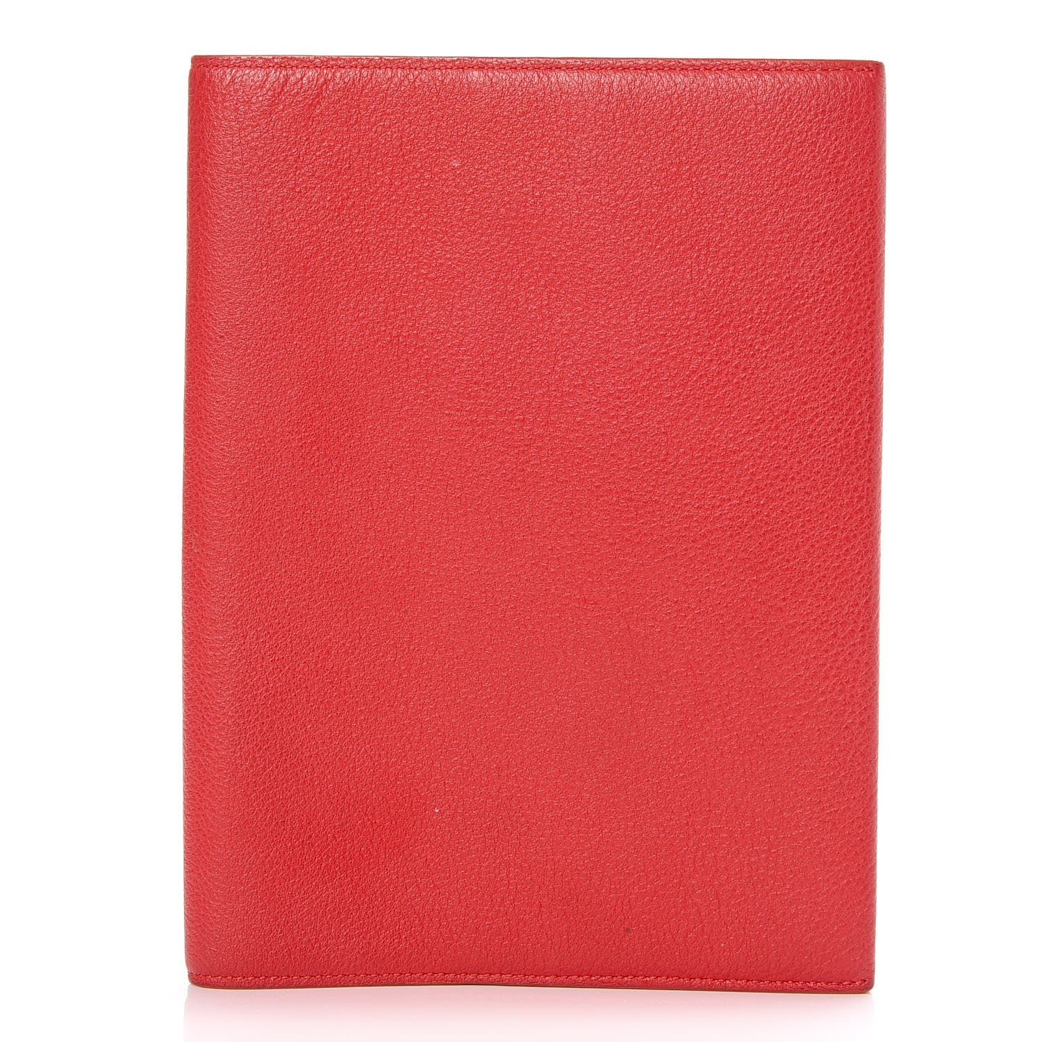 Louis Vuitton Calfskin Notebook Cover MM Rouge Orange 1 of 7