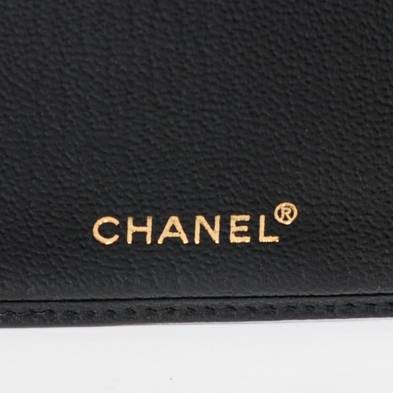 Chanel Caviar Compact Wallet Black 5 of 8