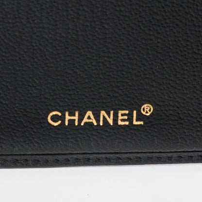 Chanel Caviar Compact Wallet Black 5 of 8