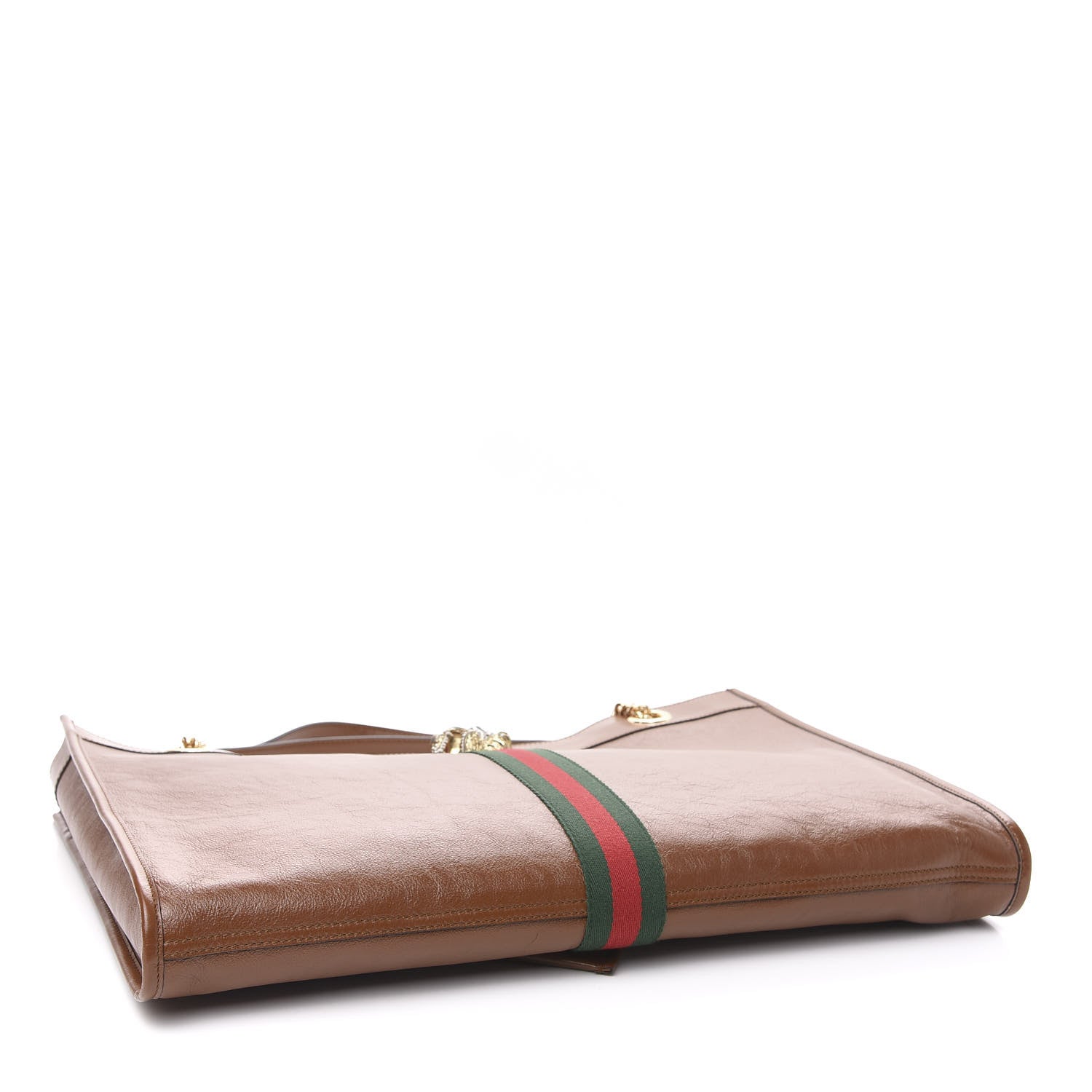 Gucci Calfskin Large Rajah Chain Tote Cuir 5 of 11