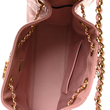 Chanel Caviar Quilted Mini Chanel 25 Handbag Pink 5 of 11