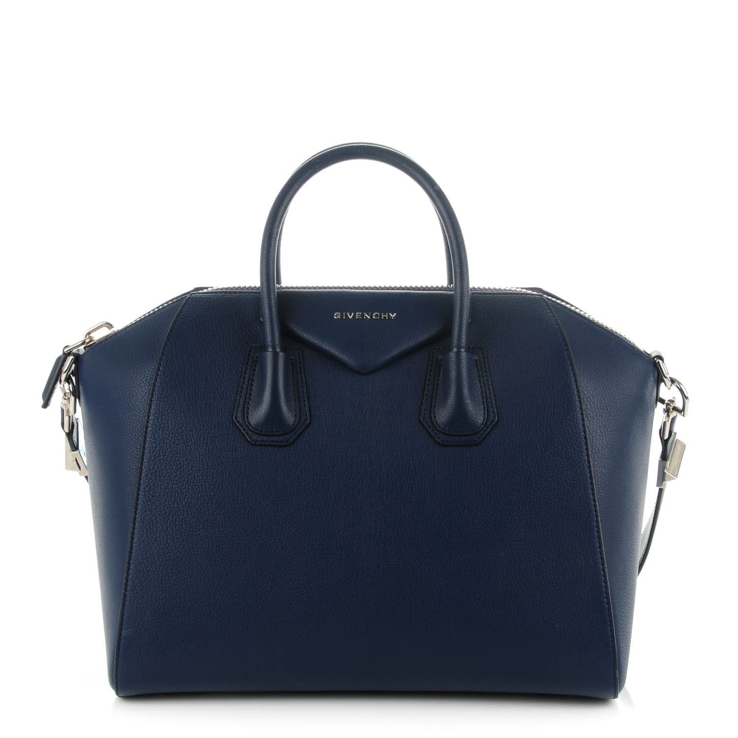 Sugar Goatskin Medium Antigona Navy