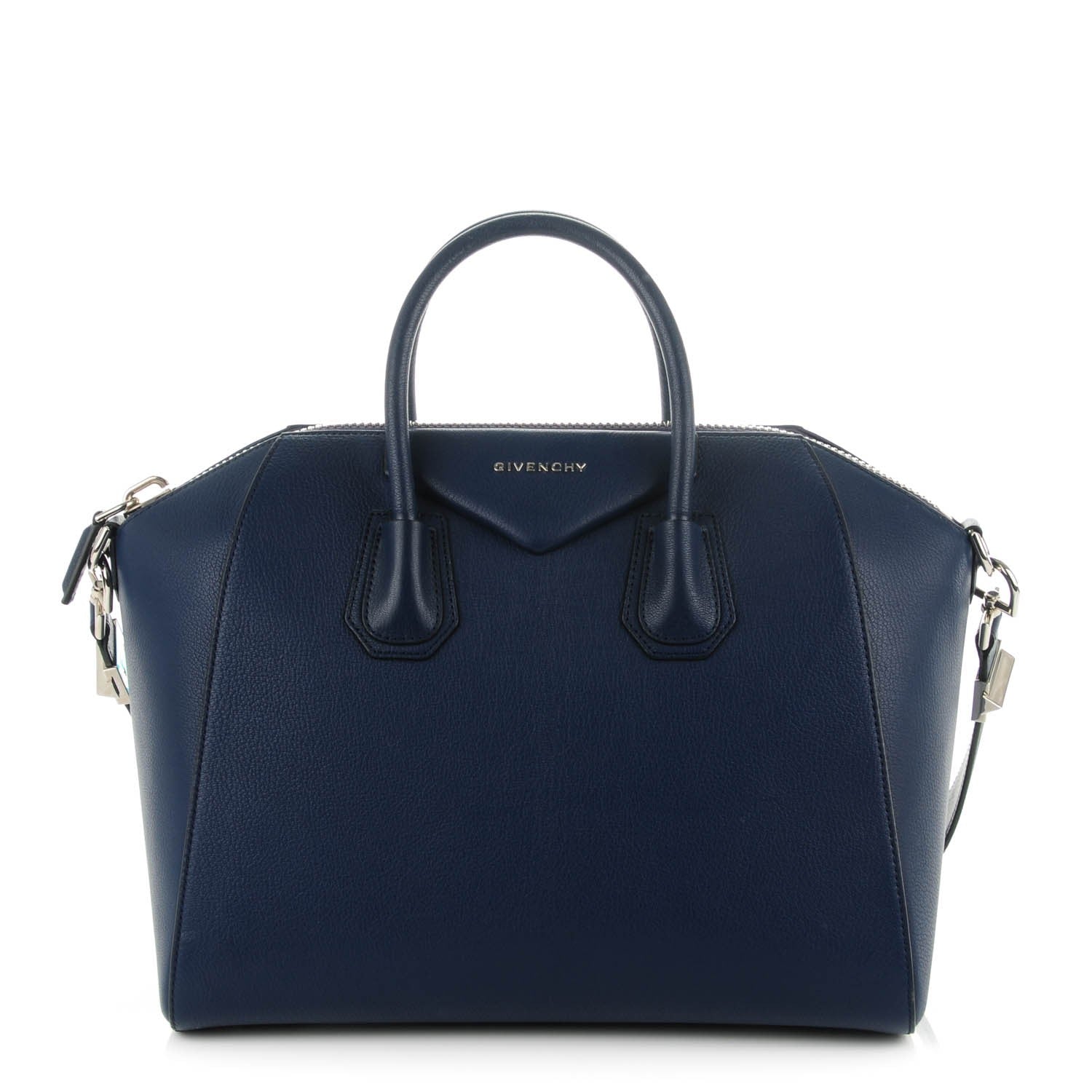 Givenchy Sugar Goatskin Medium Antigona Navy 1 of 7