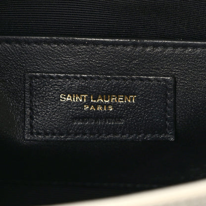 Saint Laurent Grain De Poudre Small Monogram Kate Satchel Crema Soft 6 of 10