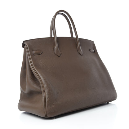 Hermes Togo Birkin 40 Etain 3 of 22