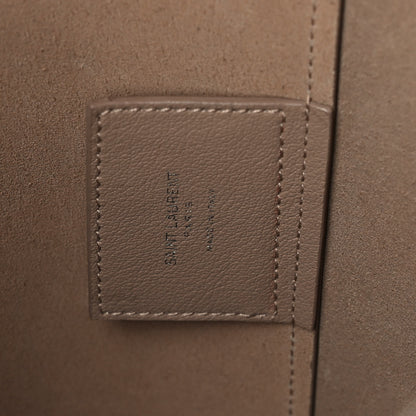 Saint Laurent Calfskin Large Shopping Tote Dark Beige 7 of 18