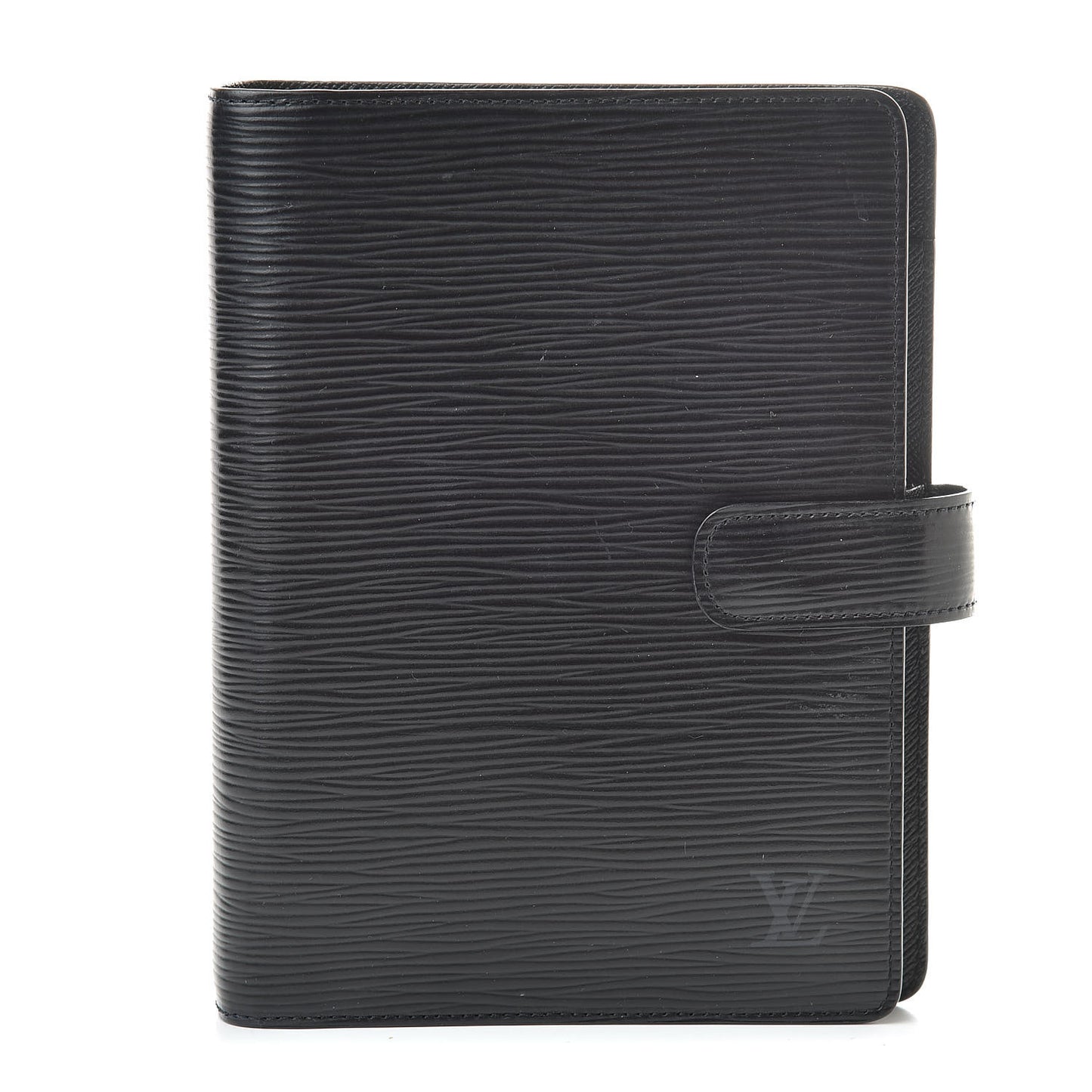 Epi Medium Ring Agenda Cover Black