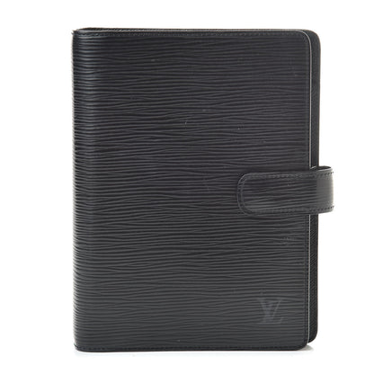 Louis Vuitton Epi Medium Ring Agenda Cover Black 1 of 8
