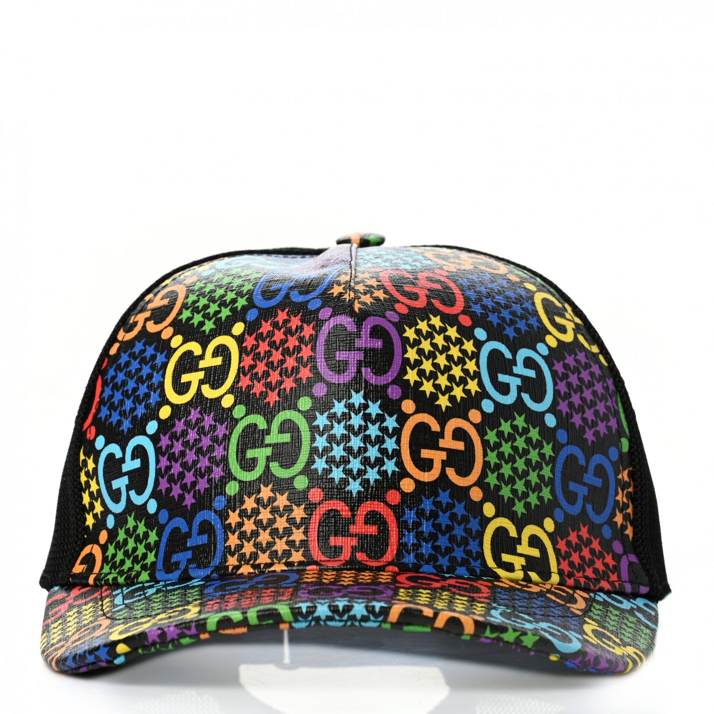 GG Supreme Monogram Psychedelic Baseball Hat XL 60 Black
