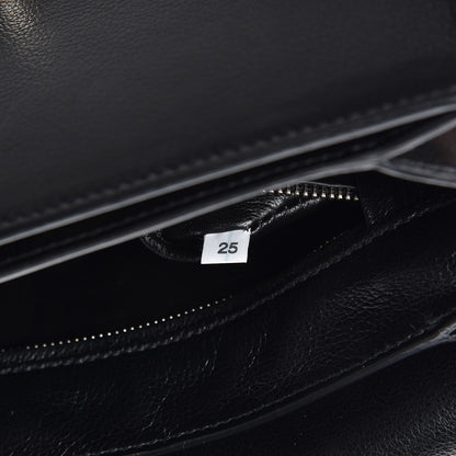 Prada Glace Calfskin Arcade Crossbody Bag Black 7 of 7