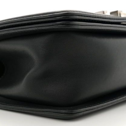 Chanel Lambskin Chevron Quilted Small Boy Flap Black 9 of 12