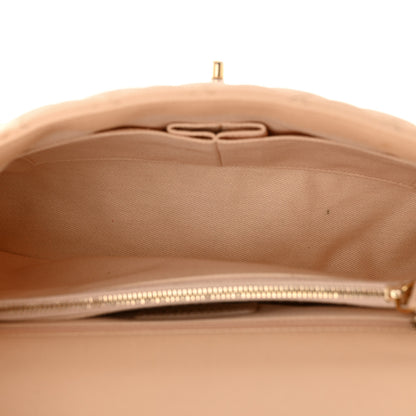 Chanel Caviar Quilted Small Coco Handle Flap Beige 5 of 11