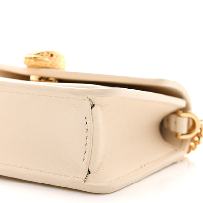 Bulgari Calfskin Serpenti Forever Micro Bag Ivory 9 of 10
