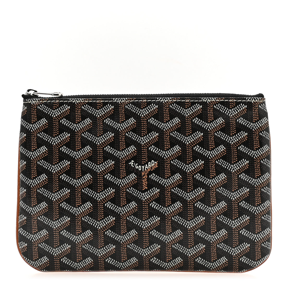 Goyard Goyardine Senat Pochette PM Black Gold 1 of 8