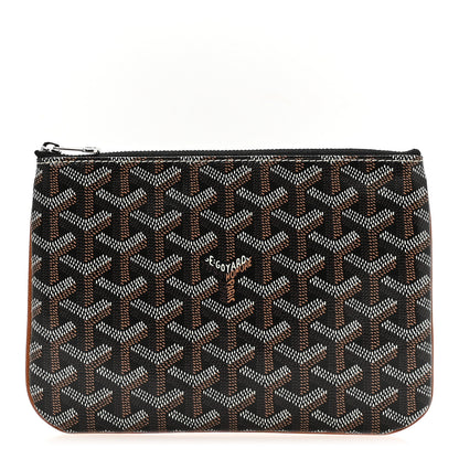 Goyard Goyardine Senat Pochette PM Black Gold 1 of 8