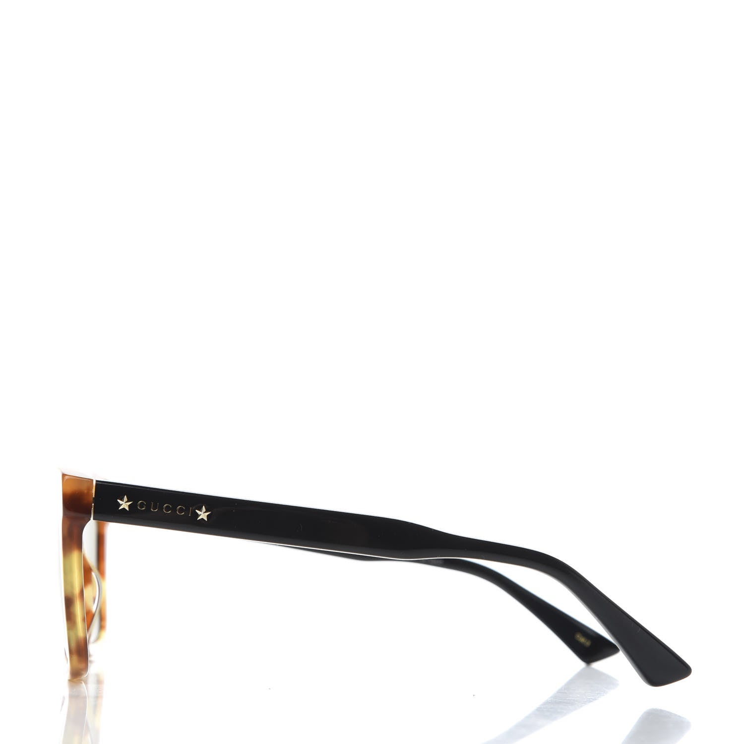 Gucci Acetate Square Frame Sunglasses GG0267S Havana 3 of 8