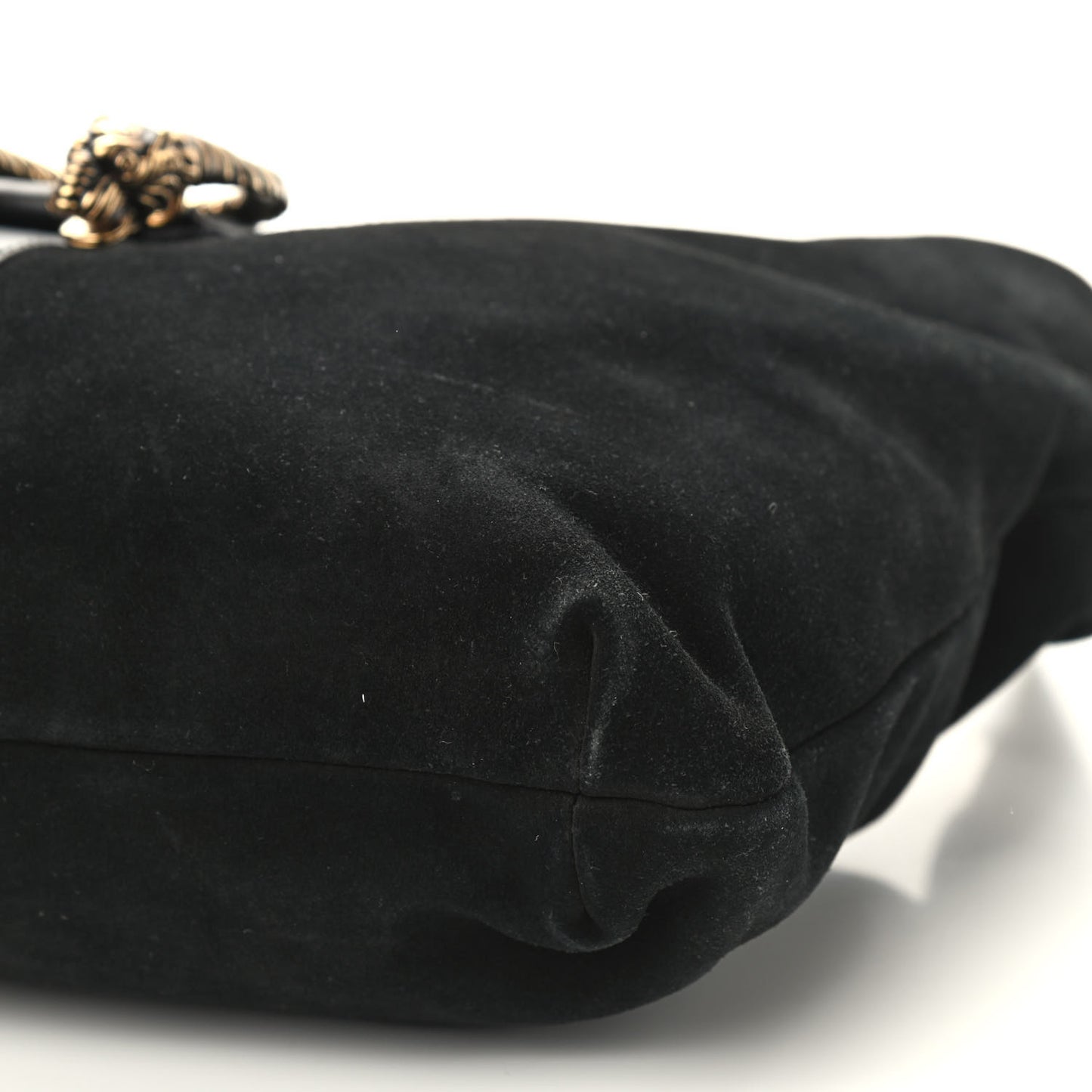 Suede Dionysus Hobo Black