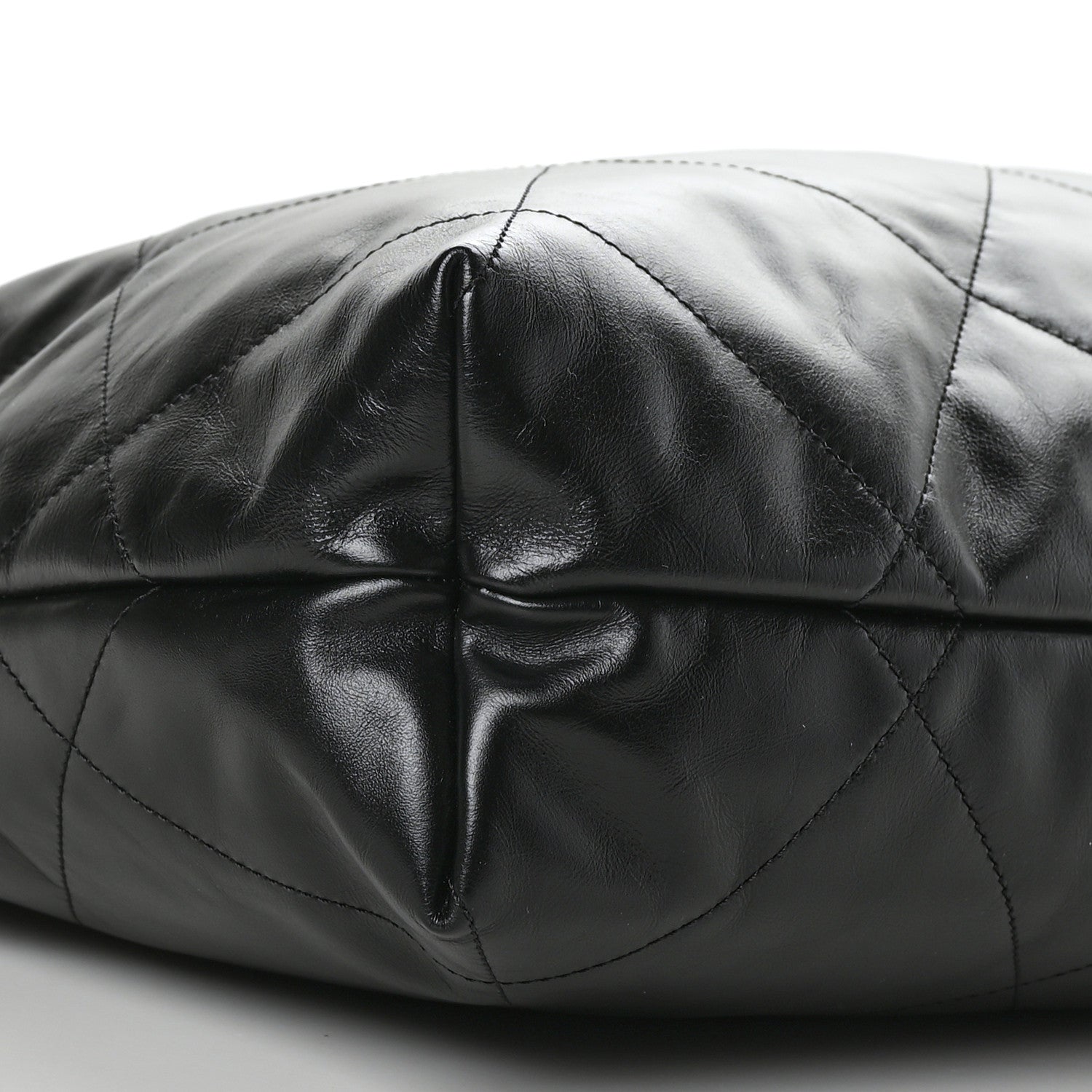 Chanel Shiny Calfskin Quilted Large Chanel 22 Black 10 of 11