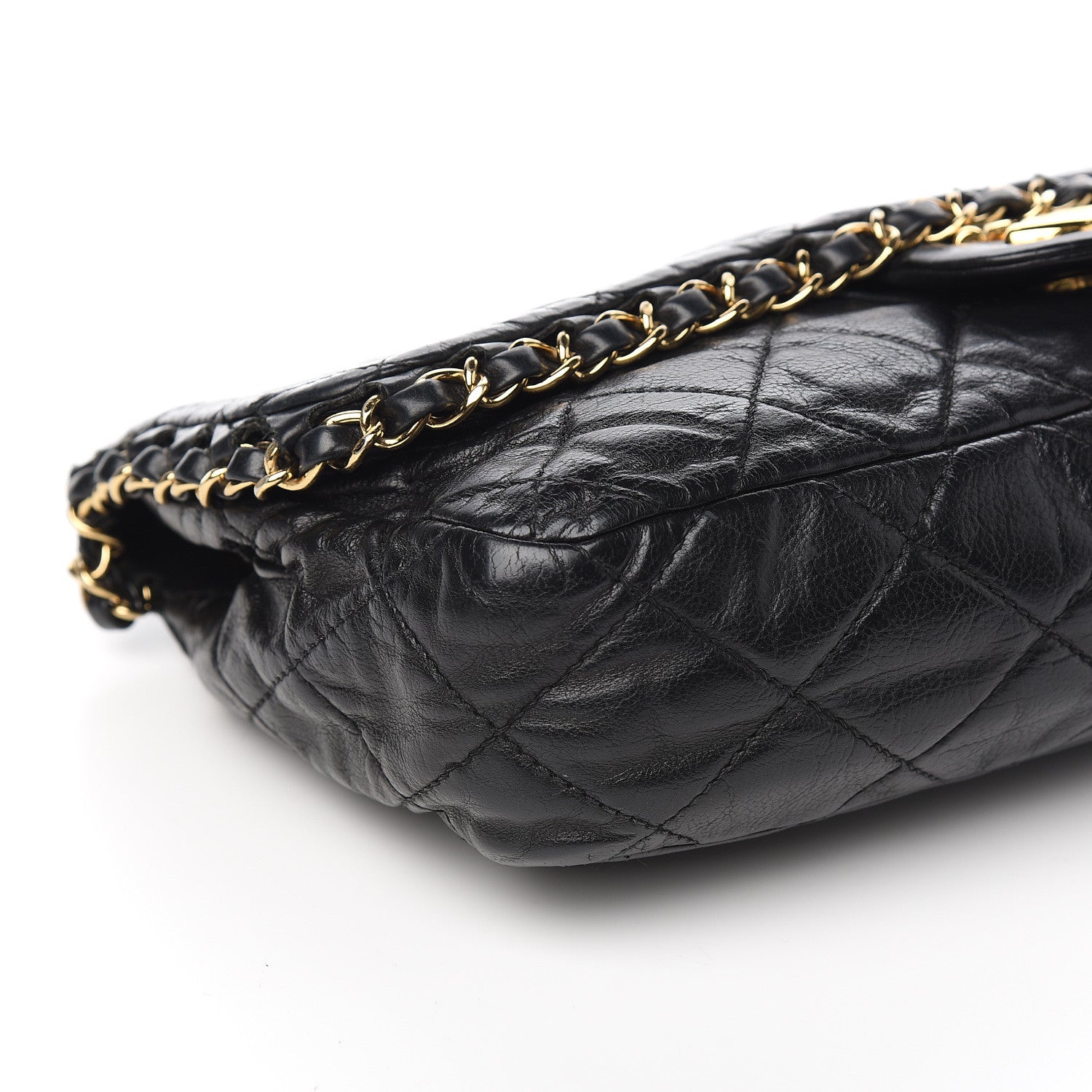 Chanel Calfskin Quilted Medium Chain Me Flap Black 8 of 11