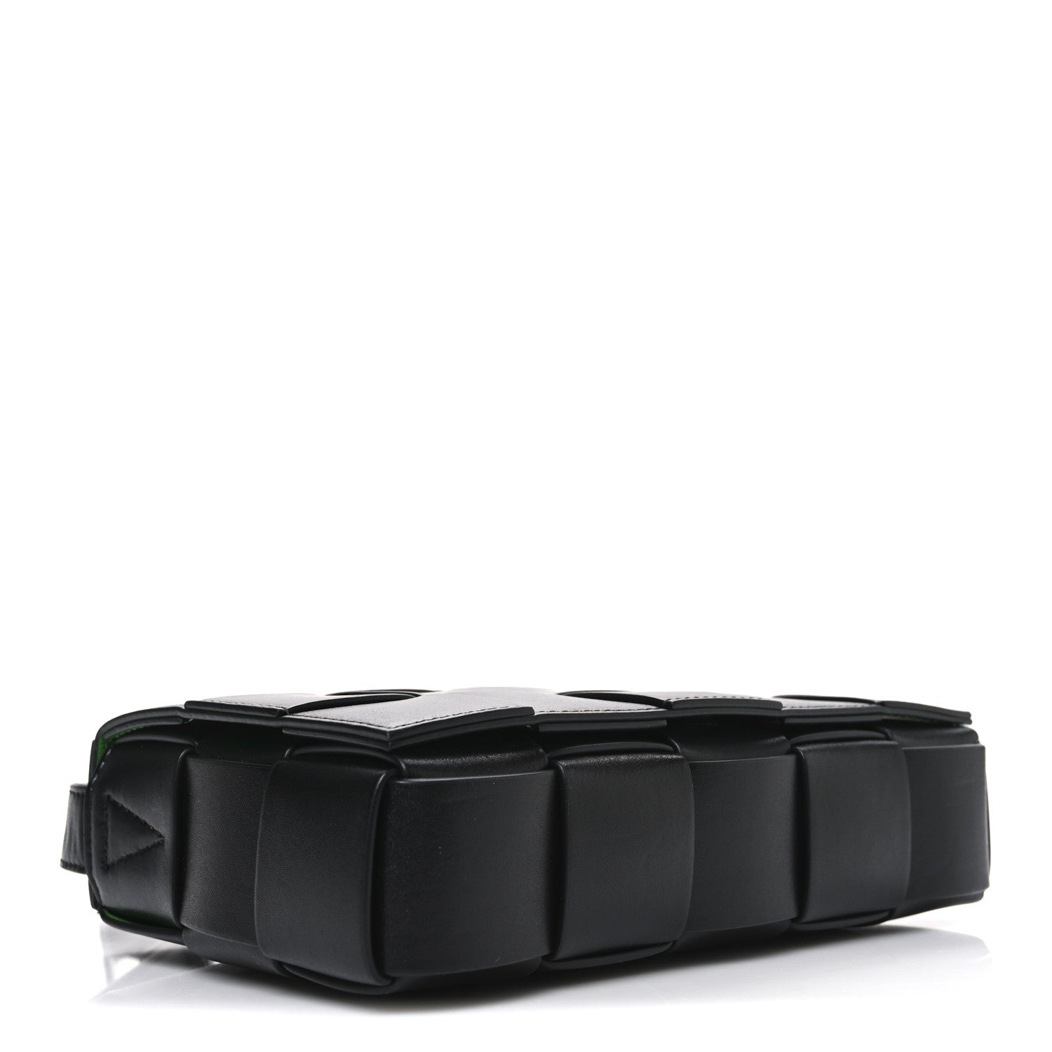 Bottega Veneta Nappa Maxi Intreccio Cassette Bag Black Avocado 4 of 11