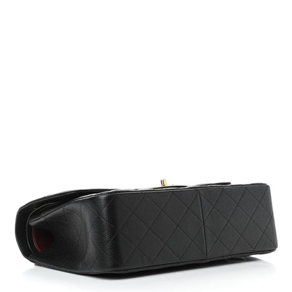 Chanel Caviar Quilted Jumbo Double Flap Black 3 of 10