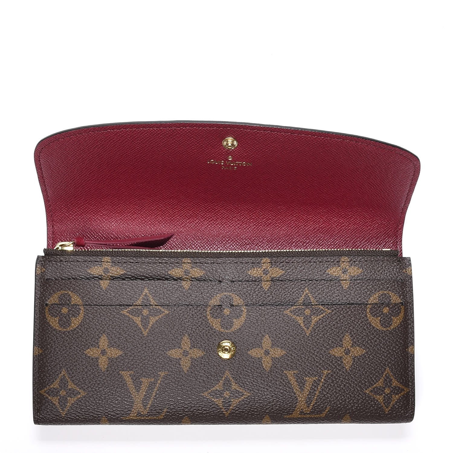 Louis Vuitton Monogram Emilie Wallet Fuchsia 4 of 10
