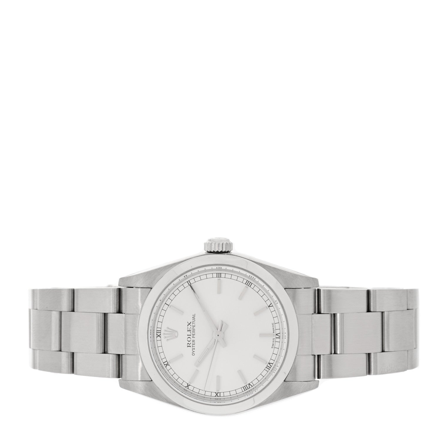 Rolex Stainless Steel 31mm Oyster Perpetual Watch Silver 77080 2 of 4