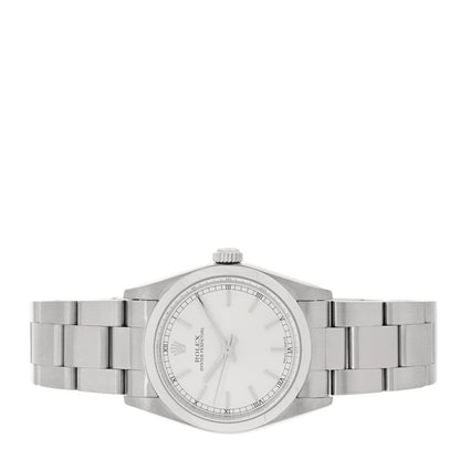 Rolex Stainless Steel 31mm Oyster Perpetual Watch Silver 77080 2 of 4