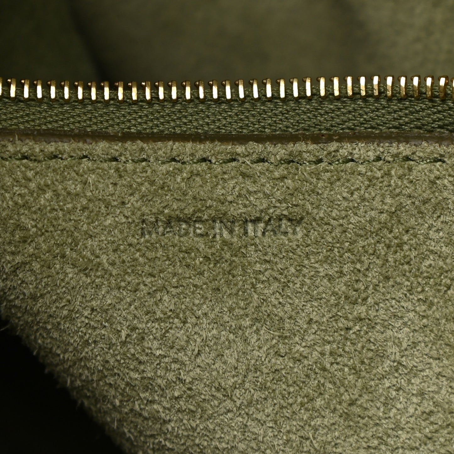 Soft Grained Calfskin Sangle Bucket Bag Light Khaki