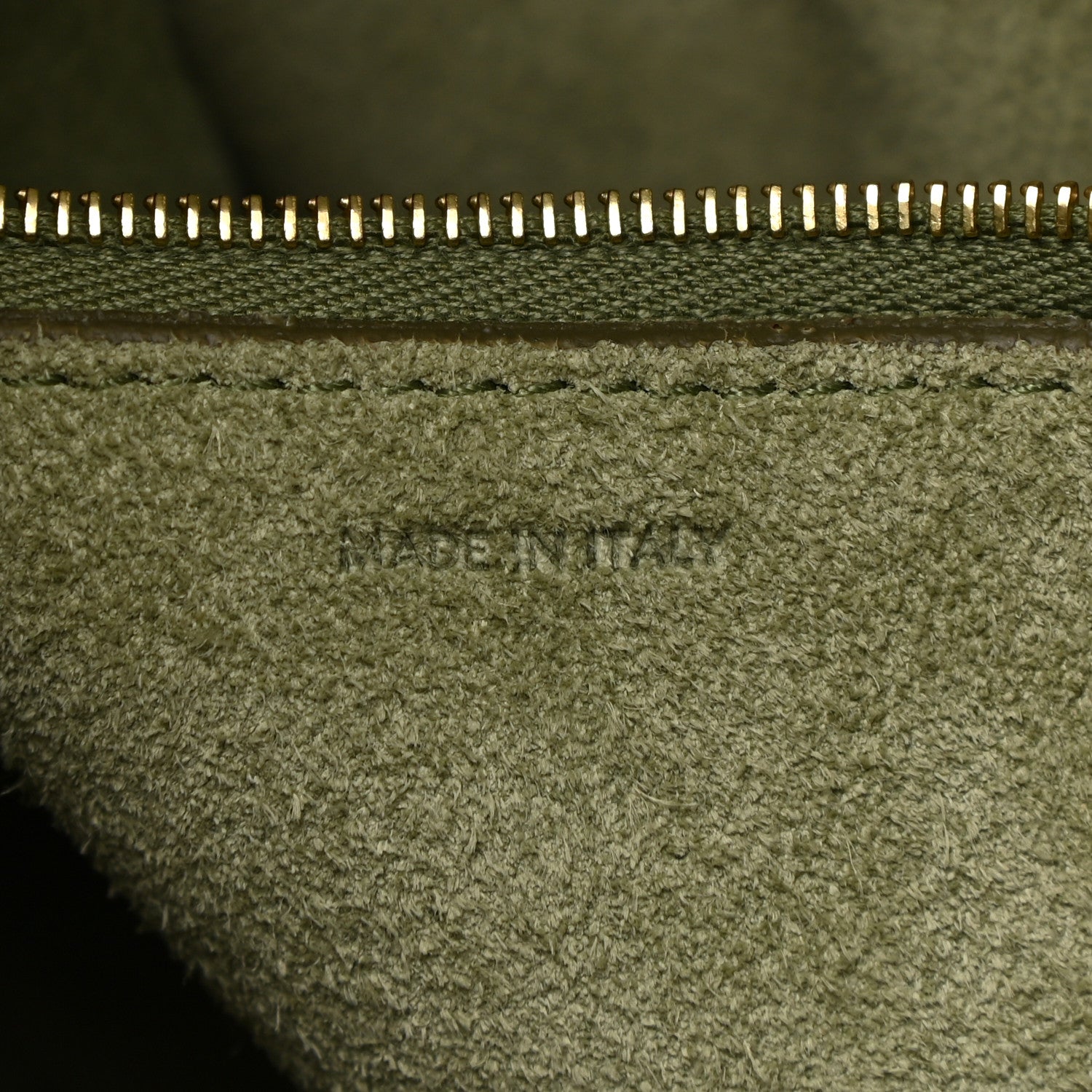 Celine Soft Grained Calfskin Sangle Bucket Bag Light Khaki 7 of 12