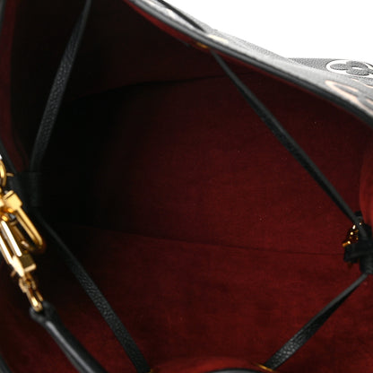 Louis Vuitton Empreinte Monogram Giant Neonoe MM Black Beige 5 of 6