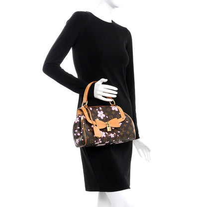 Louis Vuitton Monogram Cherry Blossom Sac Retro Bag Brown 2 of 11