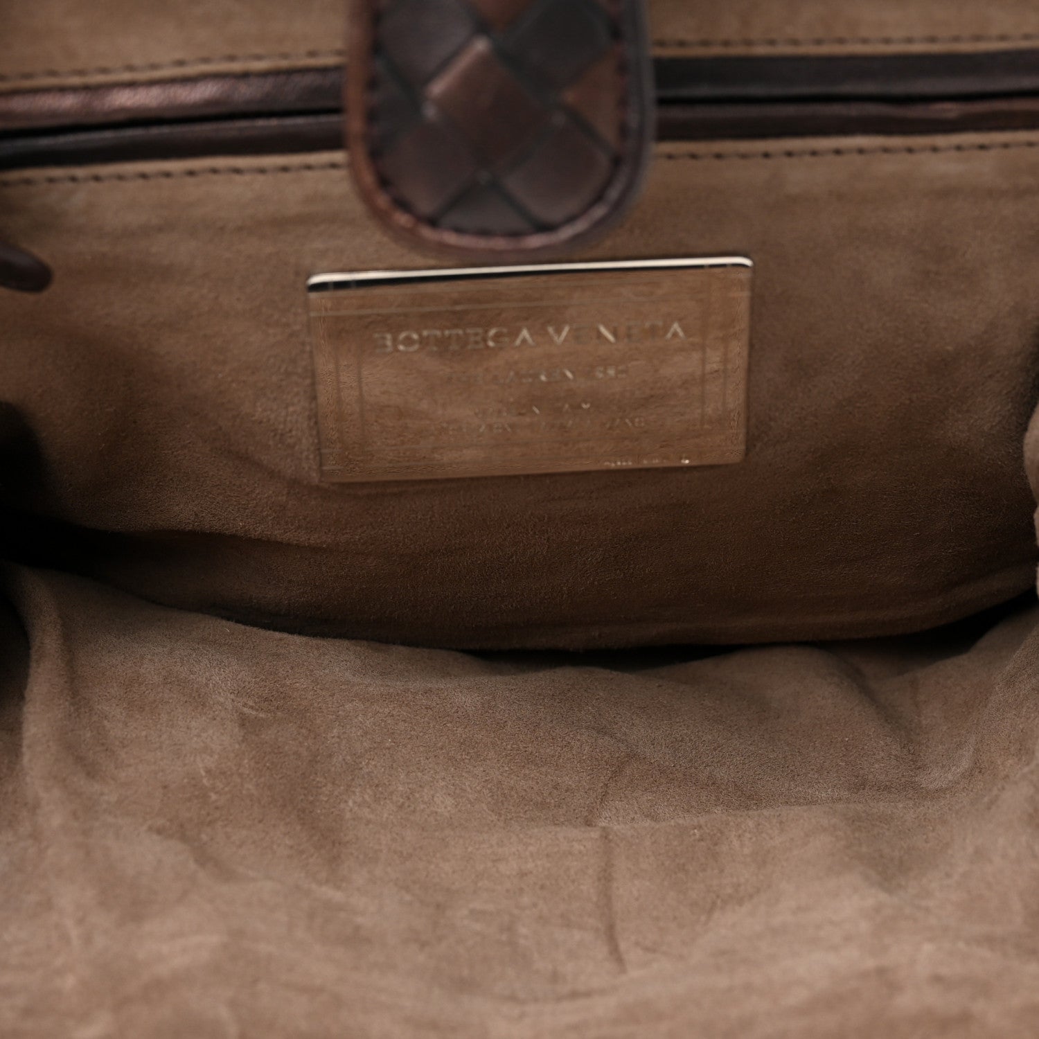 Bottega Veneta Nappa Intrecciato The Lauren 1980 Clutch Dark Bronze 6 of 7