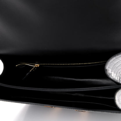 Hermes Shiny Porosus Crocodile Constance 24 Black 4 of 4