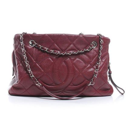 Chanel Caviar CC Timeless Soft Tote Red 1 of 7
