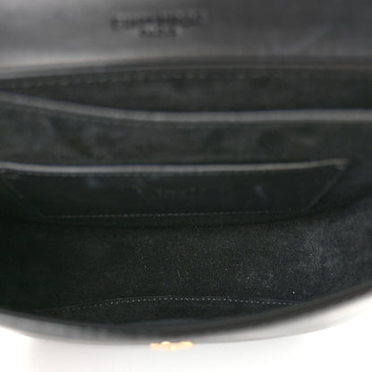 Saint Laurent Smooth Calfskin Classic Monogram Small Kaia Satchel Black 5 of 9