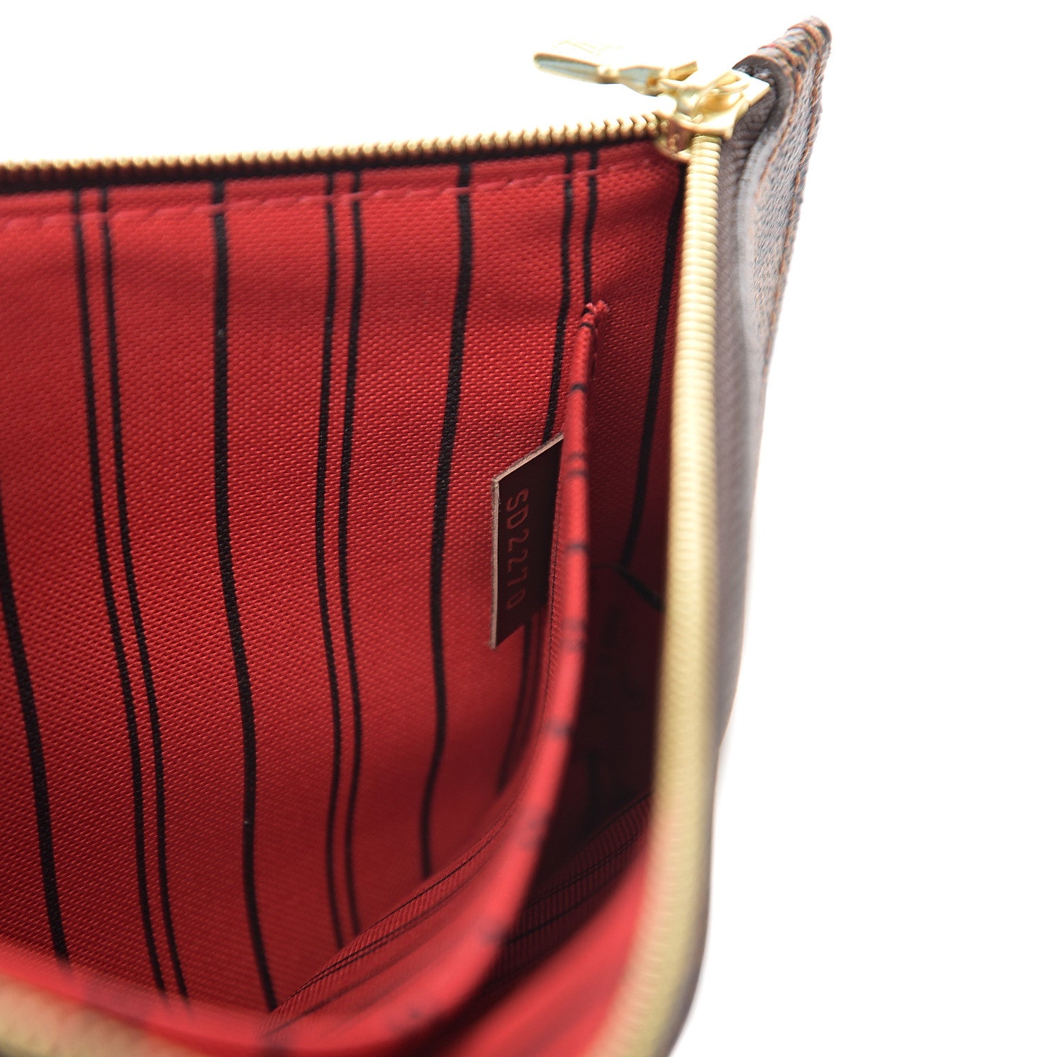 Louis Vuitton Damier Ebene Neverfull MM GM Pochette 7 of 7
