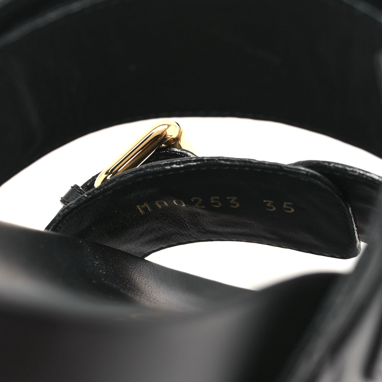 Louis Vuitton Lambskin Embossed Monogram Bom Dia Flat Mule Sandals 35 Black 9 of 9