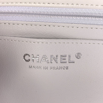 Chanel Tweed Quilted Mini Rectangular Flap Black White Pink 6 of 13