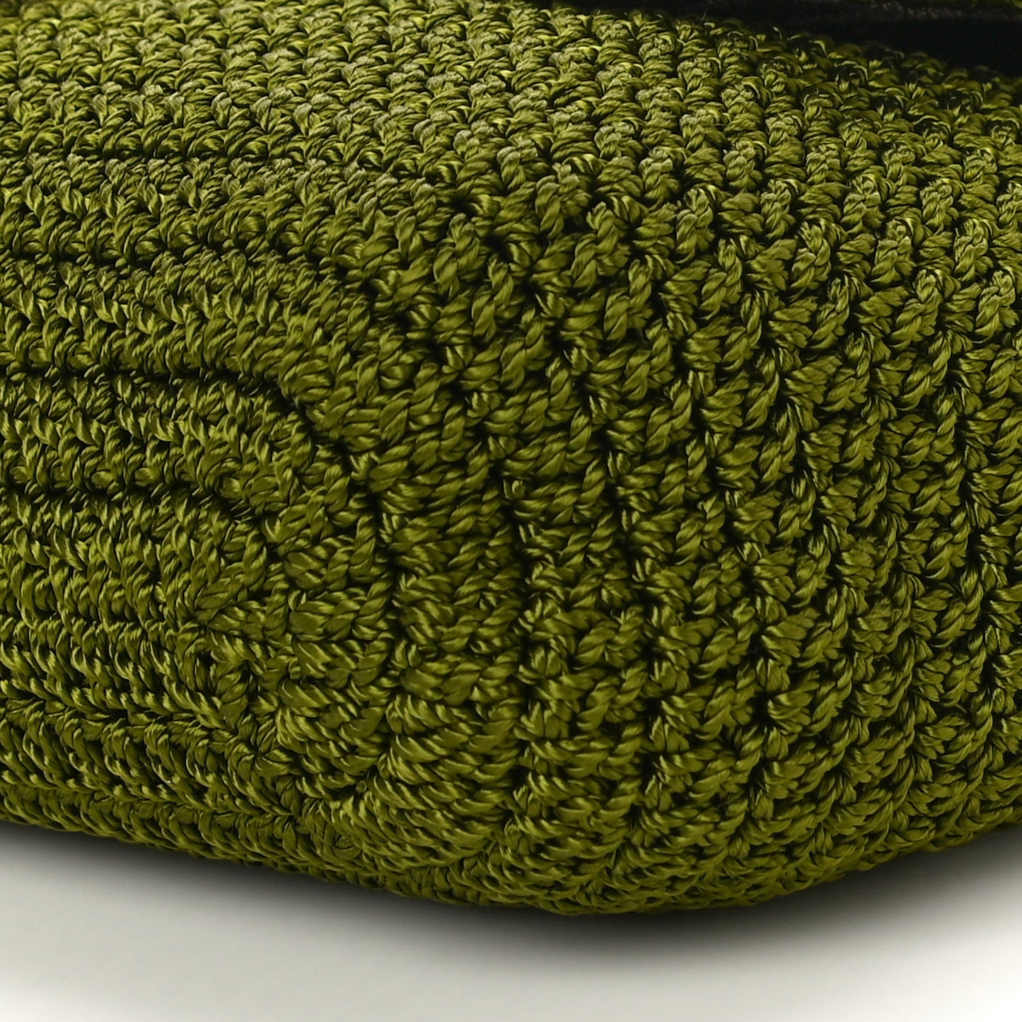 Fabric Crochet Vitello Grace Plexiglass Baguette Verde Lavanda