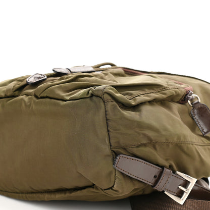 Prada Nylon Vela Small Backpack Green 6 of 13